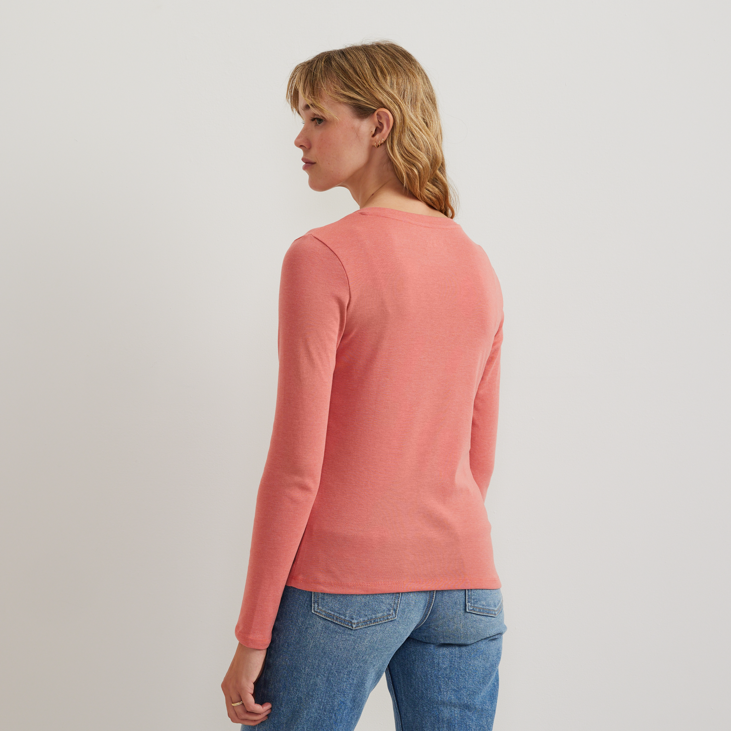 Women's Everyday Long-Sleeve V-Neck T-Shirt - Image 22