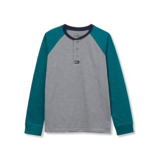 Boys Basin Henley Shirt
