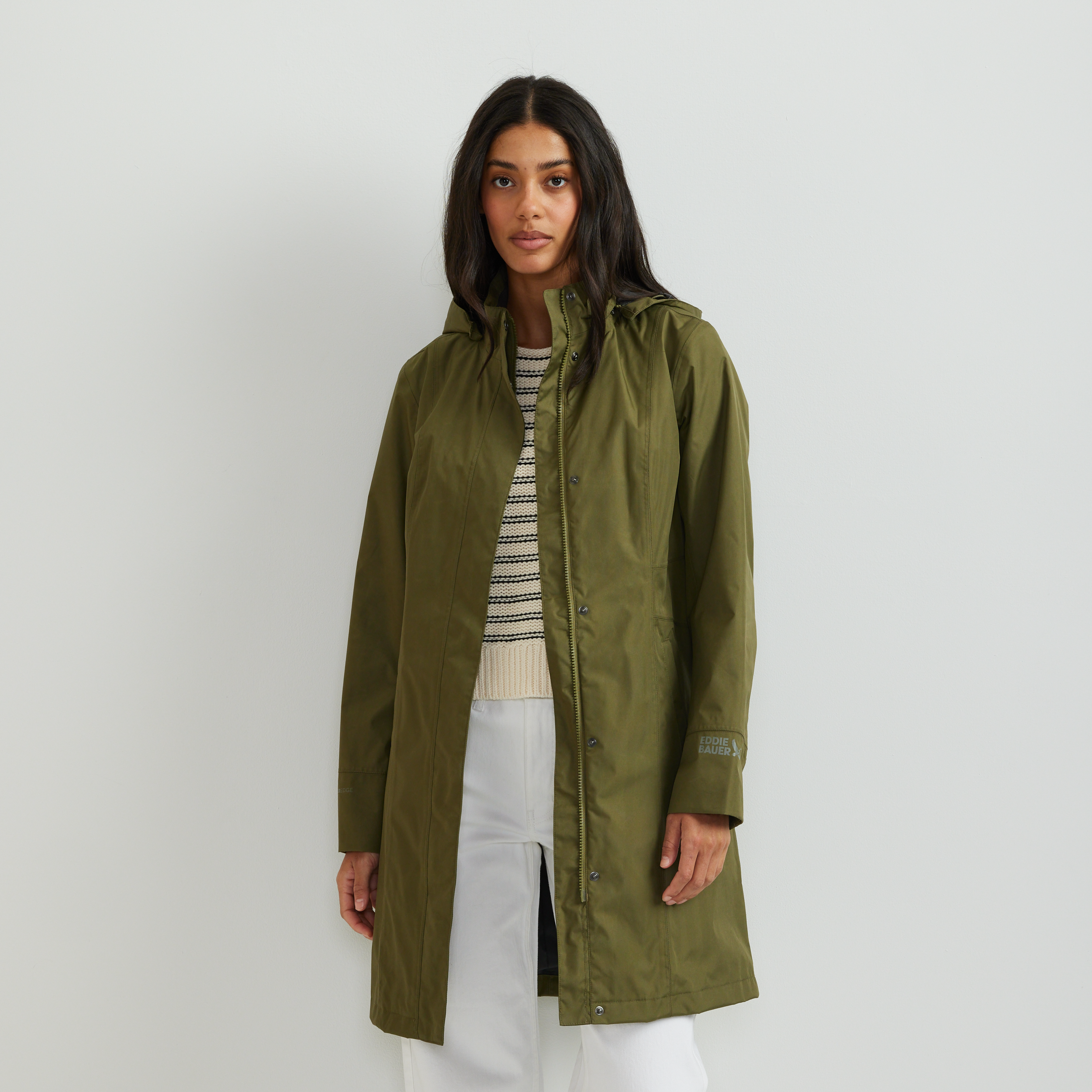Women's Girl On The Go® Waterproof Hooded Trench Coat