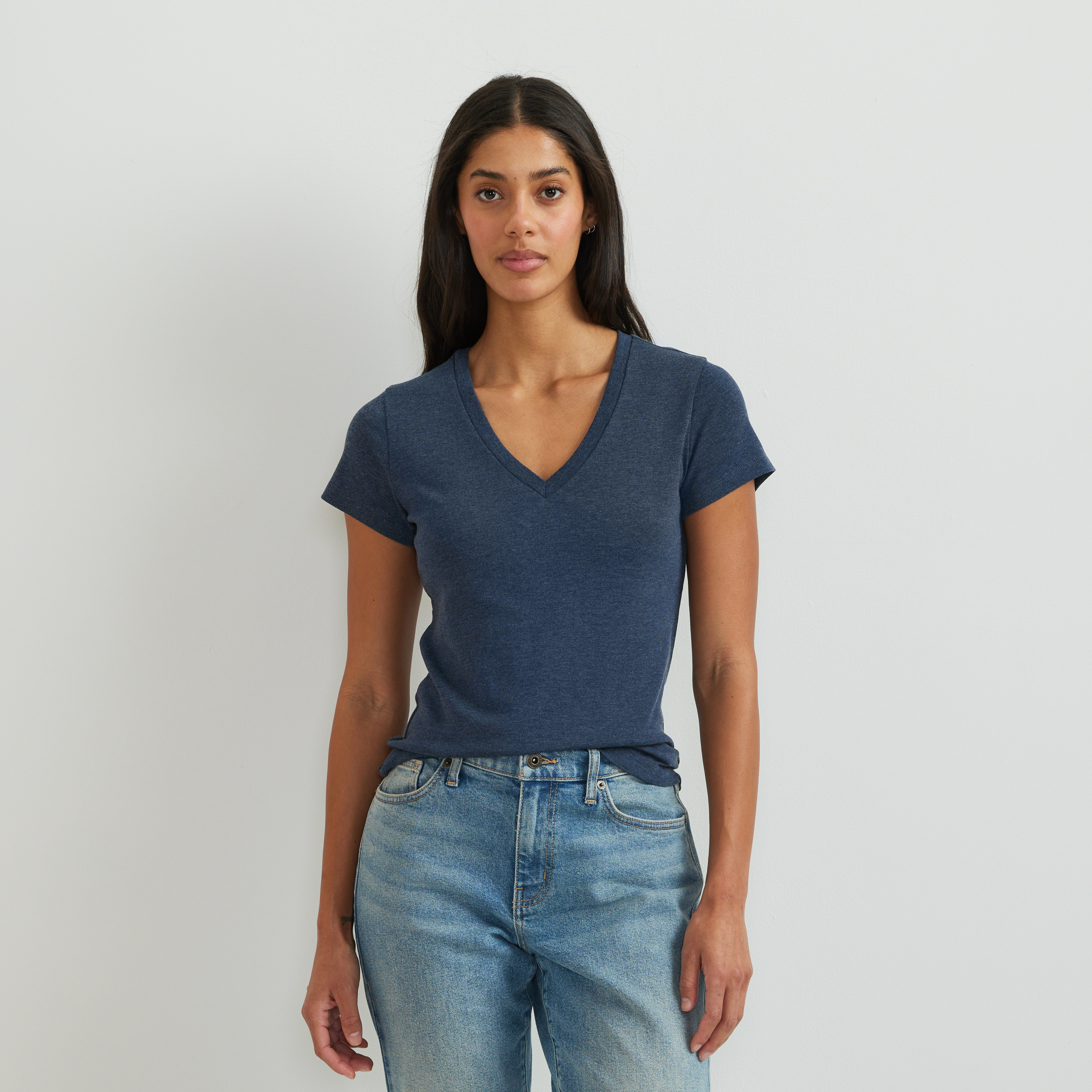 Women's Everyday Short-Sleeve V-Neck T-Shirt - Image 5