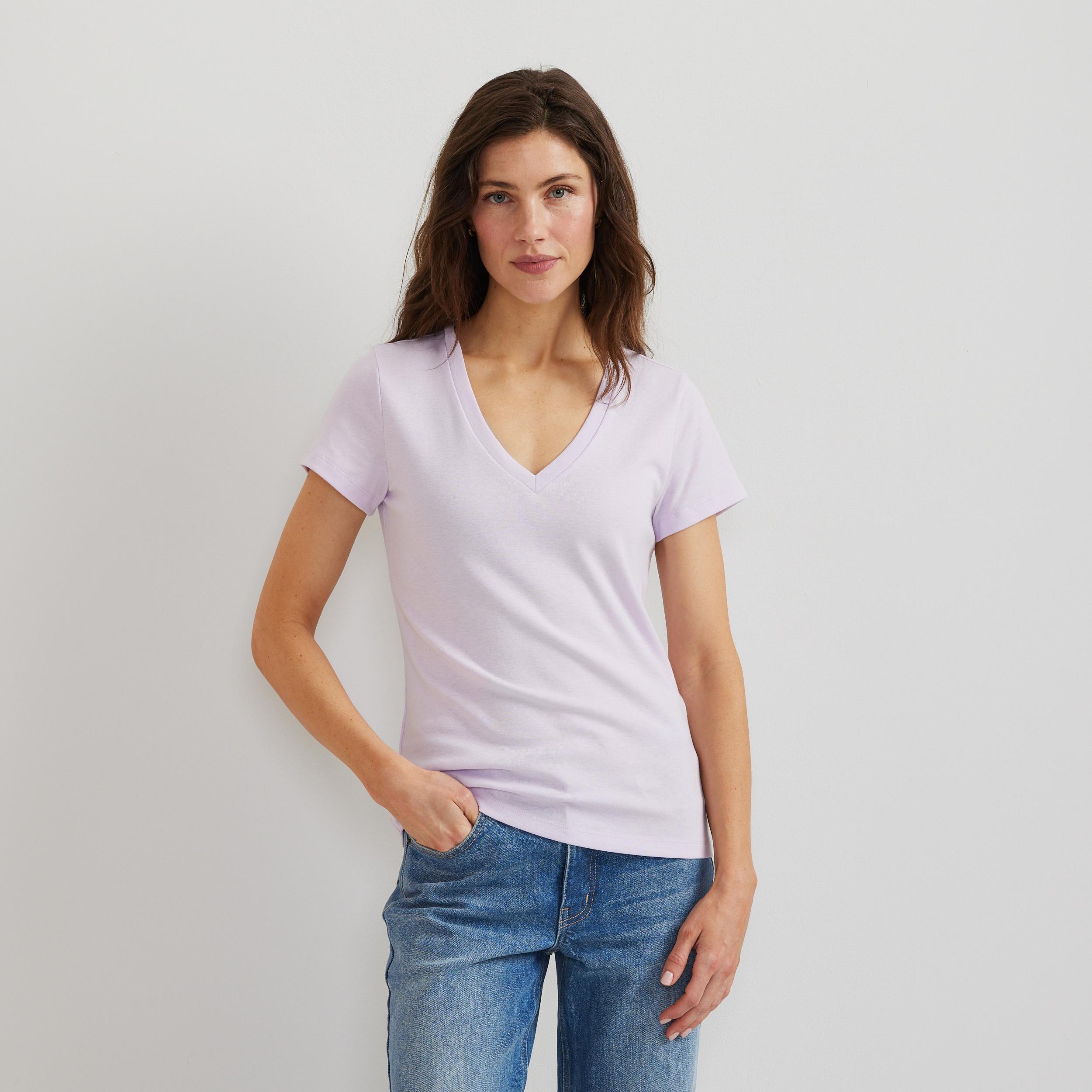 Women's Everyday Short-Sleeve V-Neck T-Shirt - Image 10