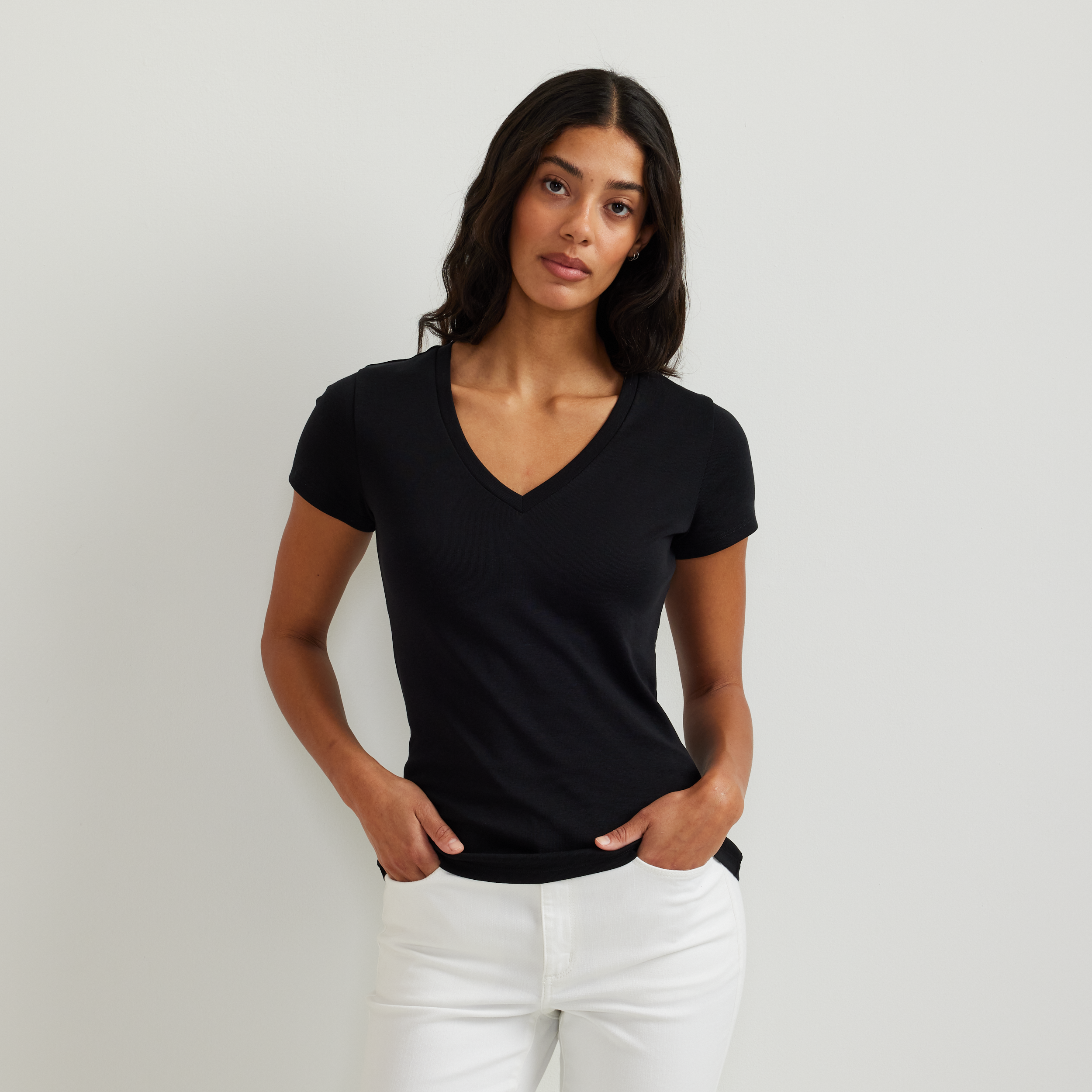 Women's Everyday Short-Sleeve V-Neck T-Shirt - Image 12