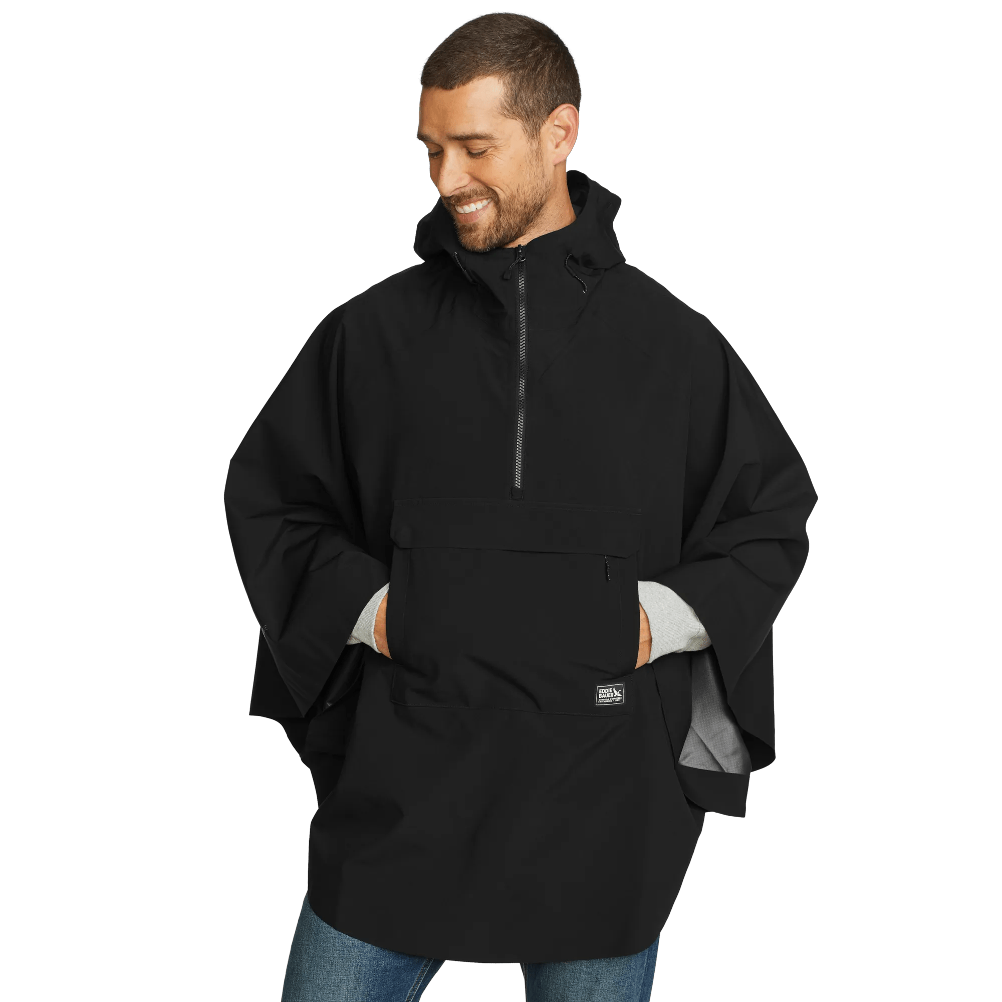 Cloud Cap Waterproof Stretch Packable Hooded Poncho - Image 7