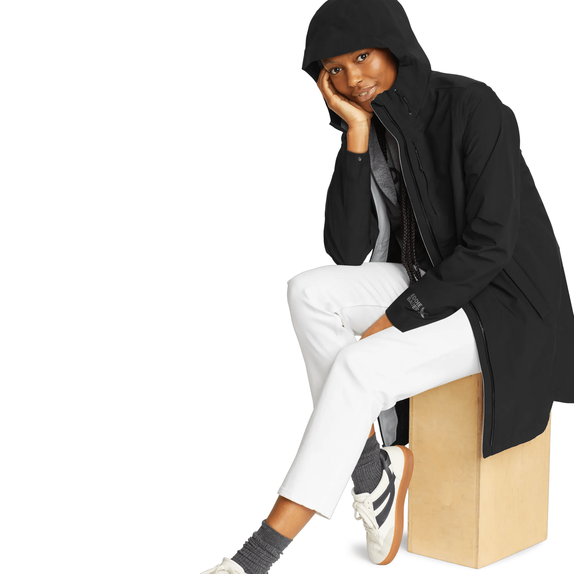Women's Oscillate 3L Waterproof Trench Coat - Image 4