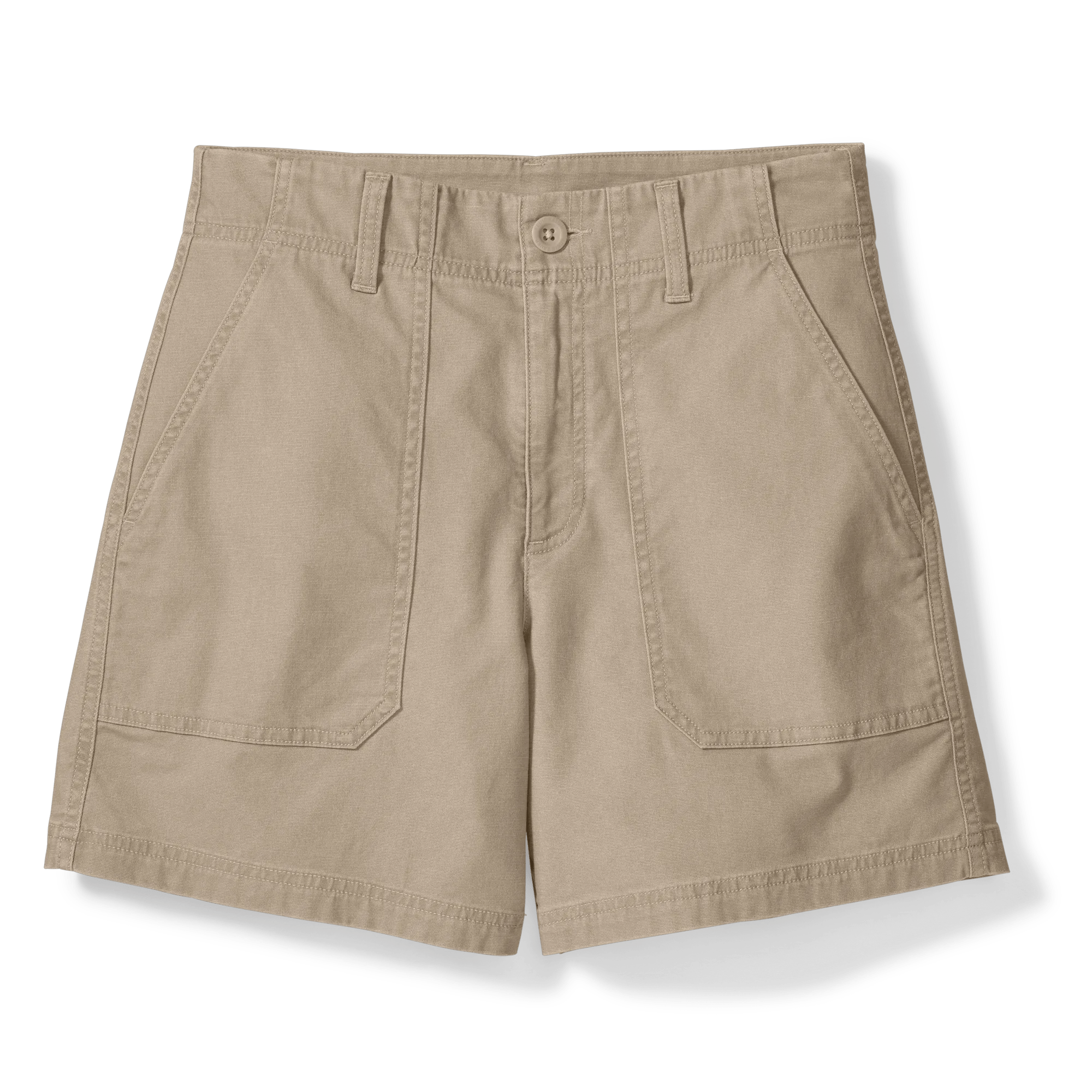 Women's Canvas Utility Shorts - Image 3