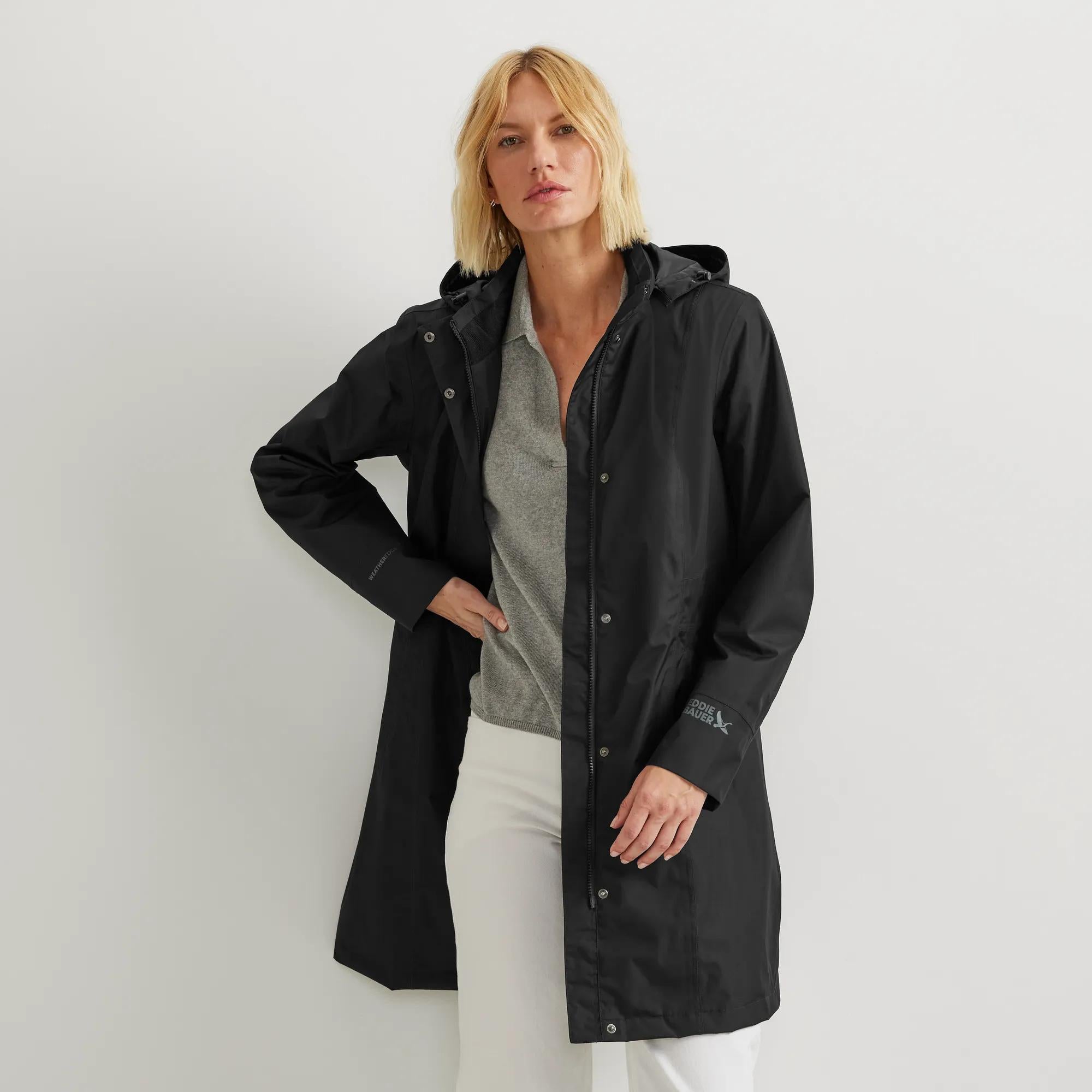 Women's Girl On The Go® Waterproof Hooded Trench Coat - Image 5