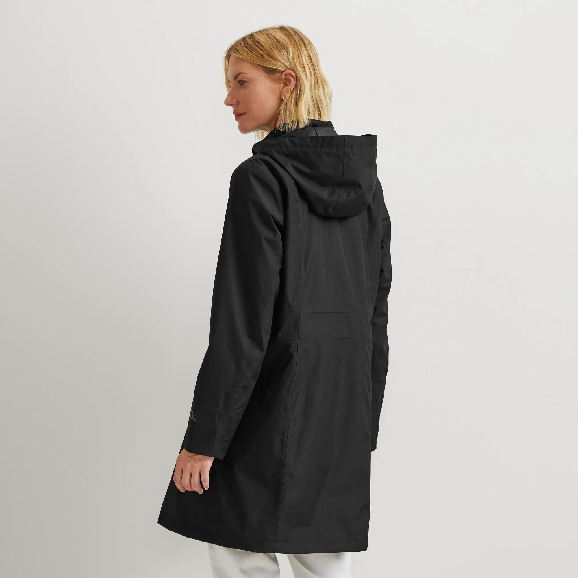 Women's Girl On The Go® Waterproof Hooded Trench Coat - Image 8