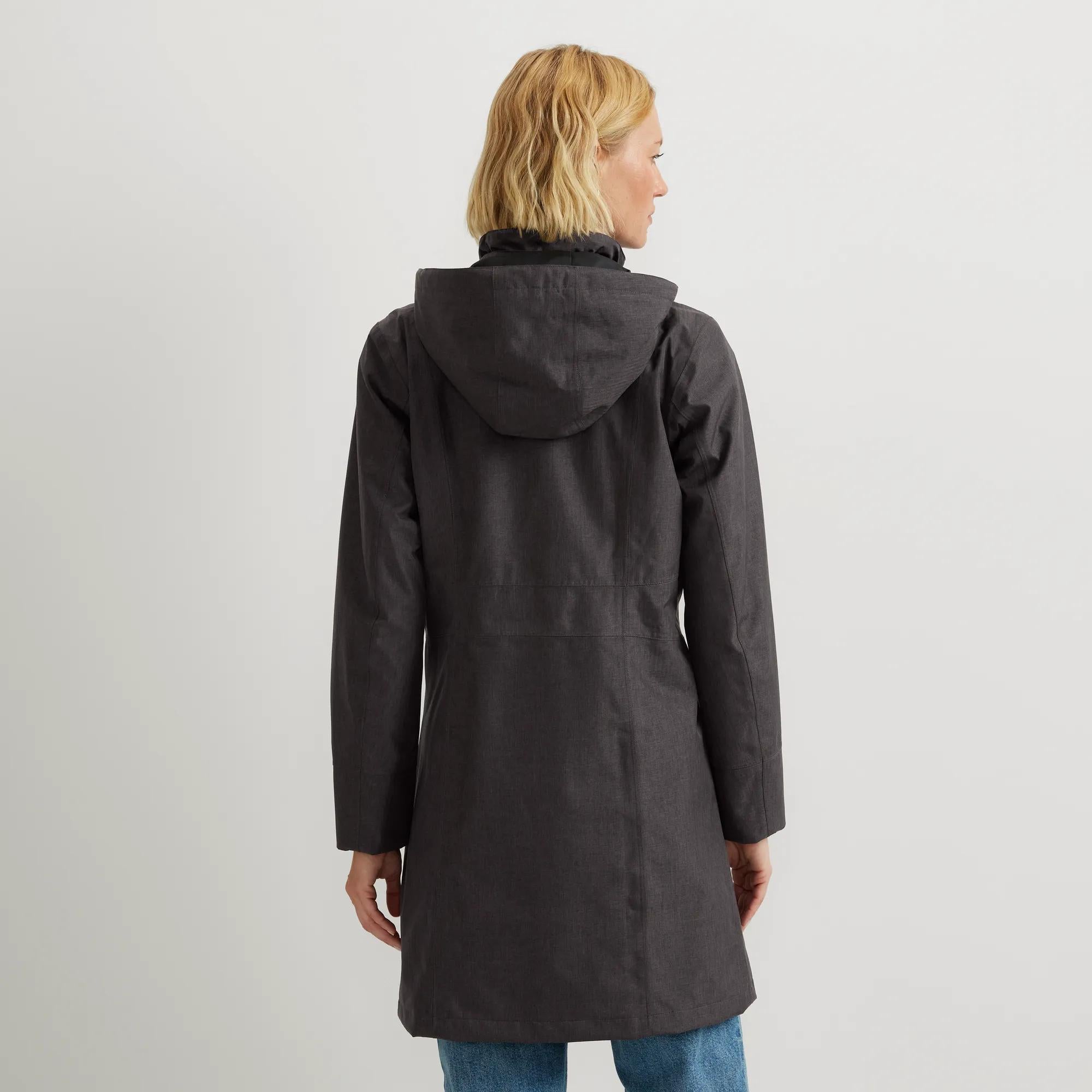 Women's Girl On The Go® Waterproof Hooded Trench Coat - Image 7