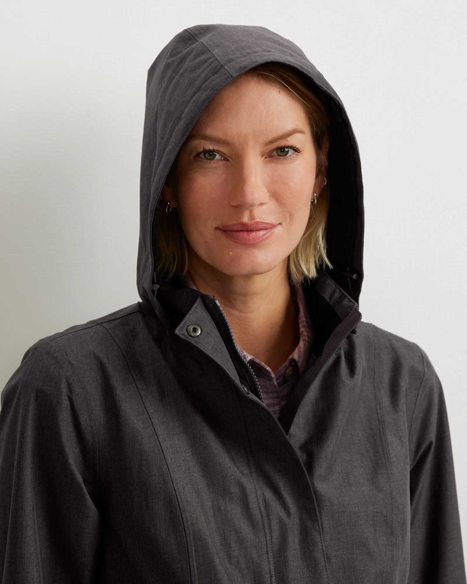Women's Girl On The Go® Waterproof Hooded Trench Coat - Image 16