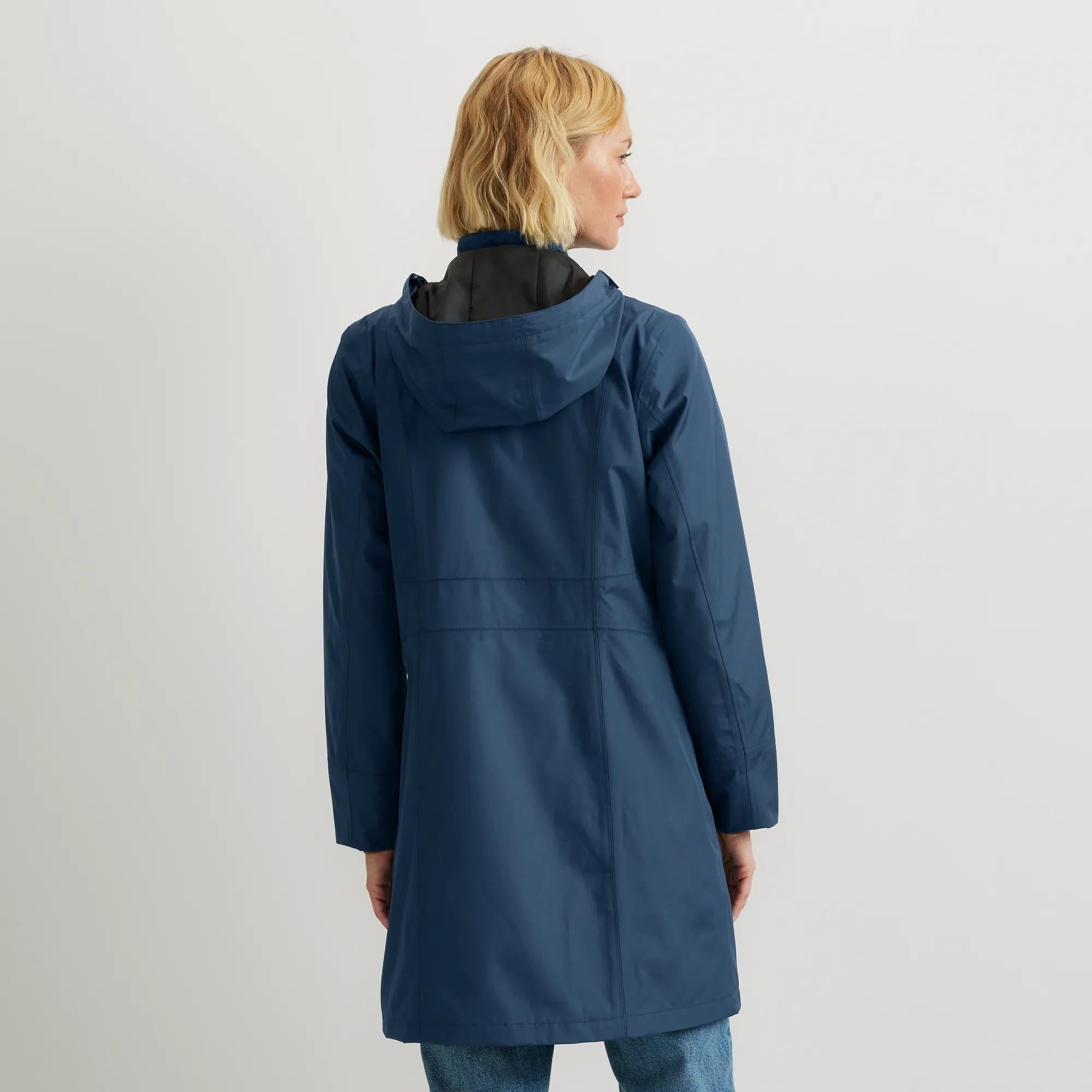Women's Girl On The Go® Waterproof Hooded Trench Coat - Image 11