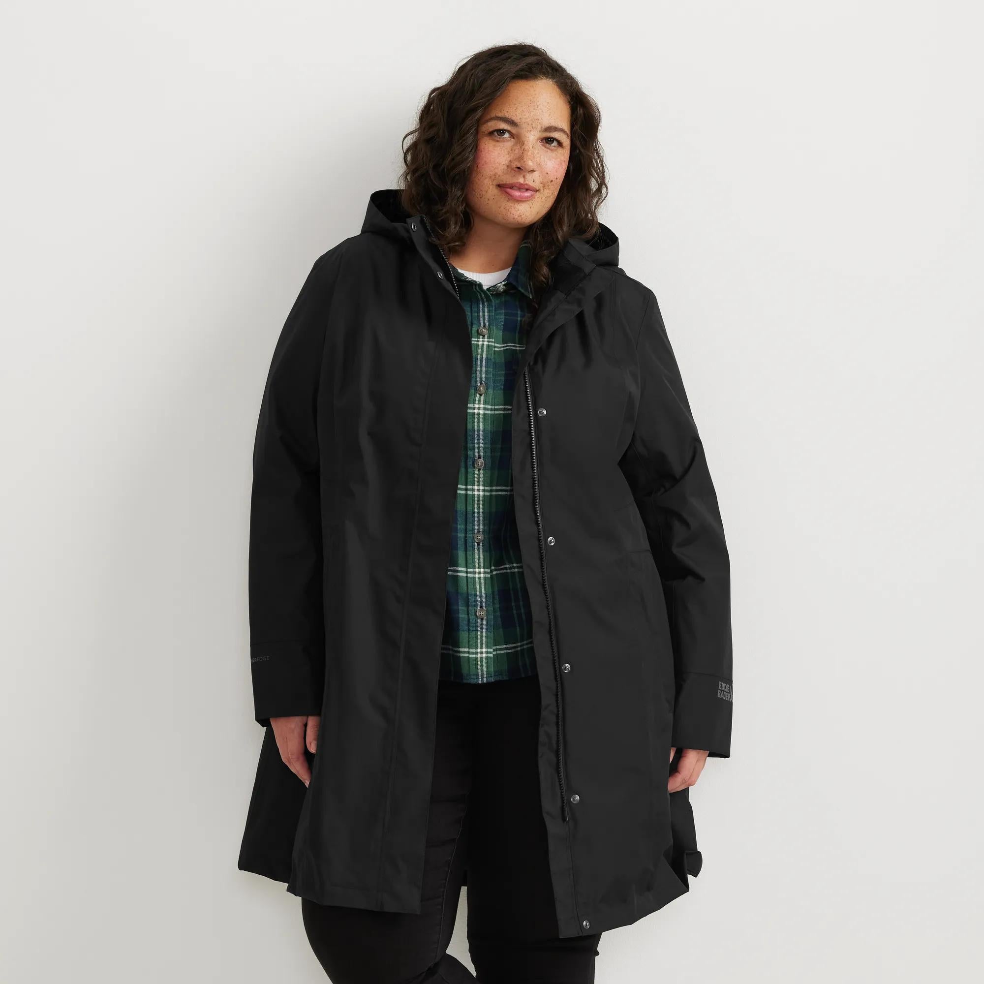 Women's Girl On The Go® Waterproof Hooded Trench Coat - Image 13