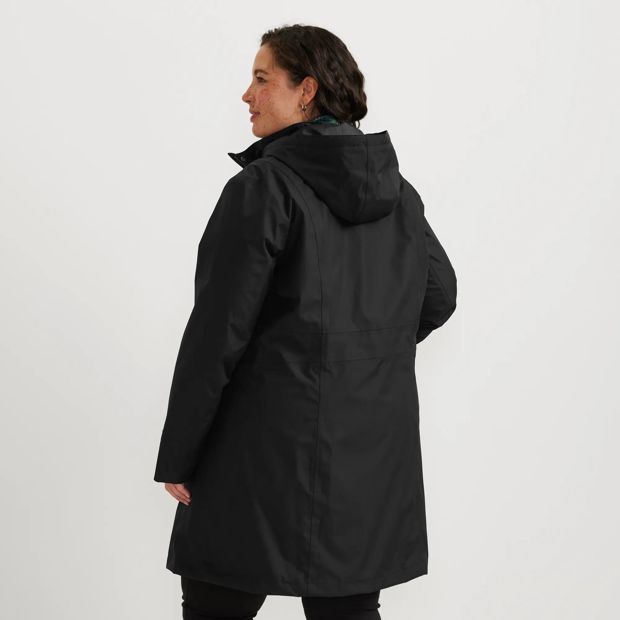 Women's Girl On The Go® Waterproof Hooded Trench Coat - Image 19