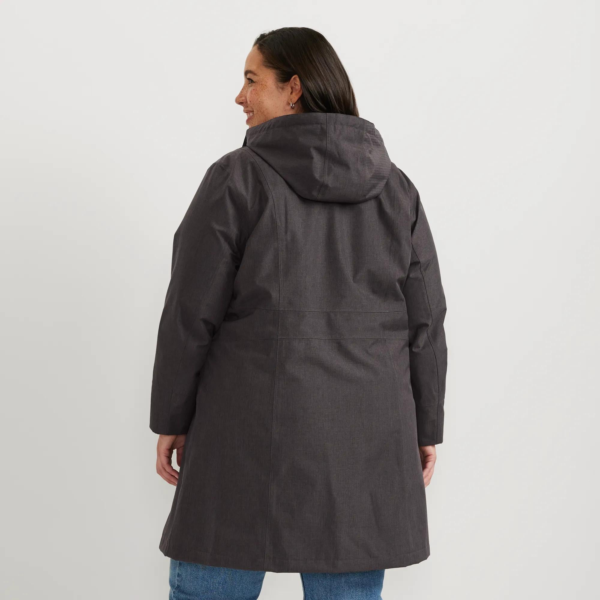 Women's Girl On The Go® Waterproof Hooded Trench Coat - Image 20