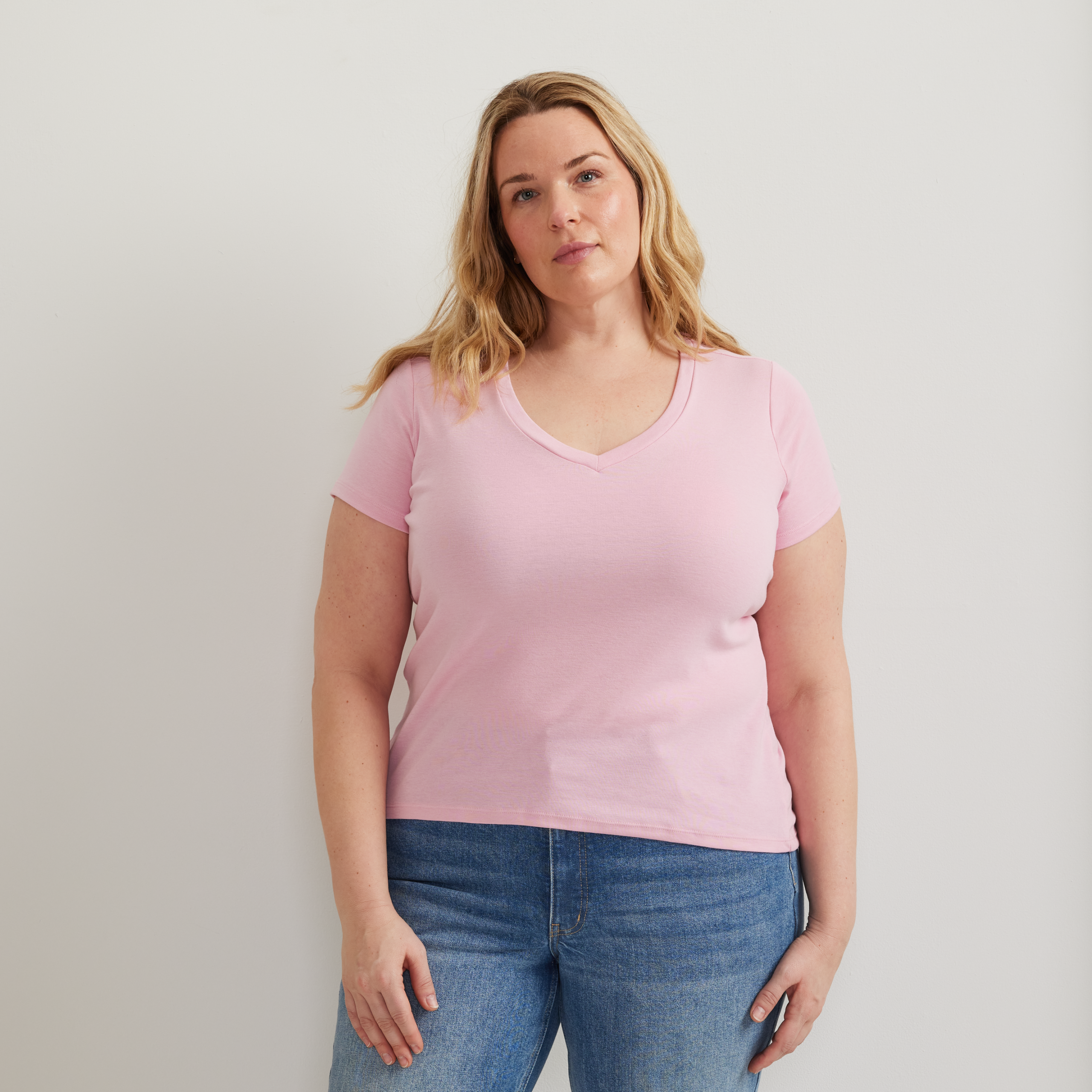 Women's Everyday Short-Sleeve V-Neck T-Shirt - Image 3