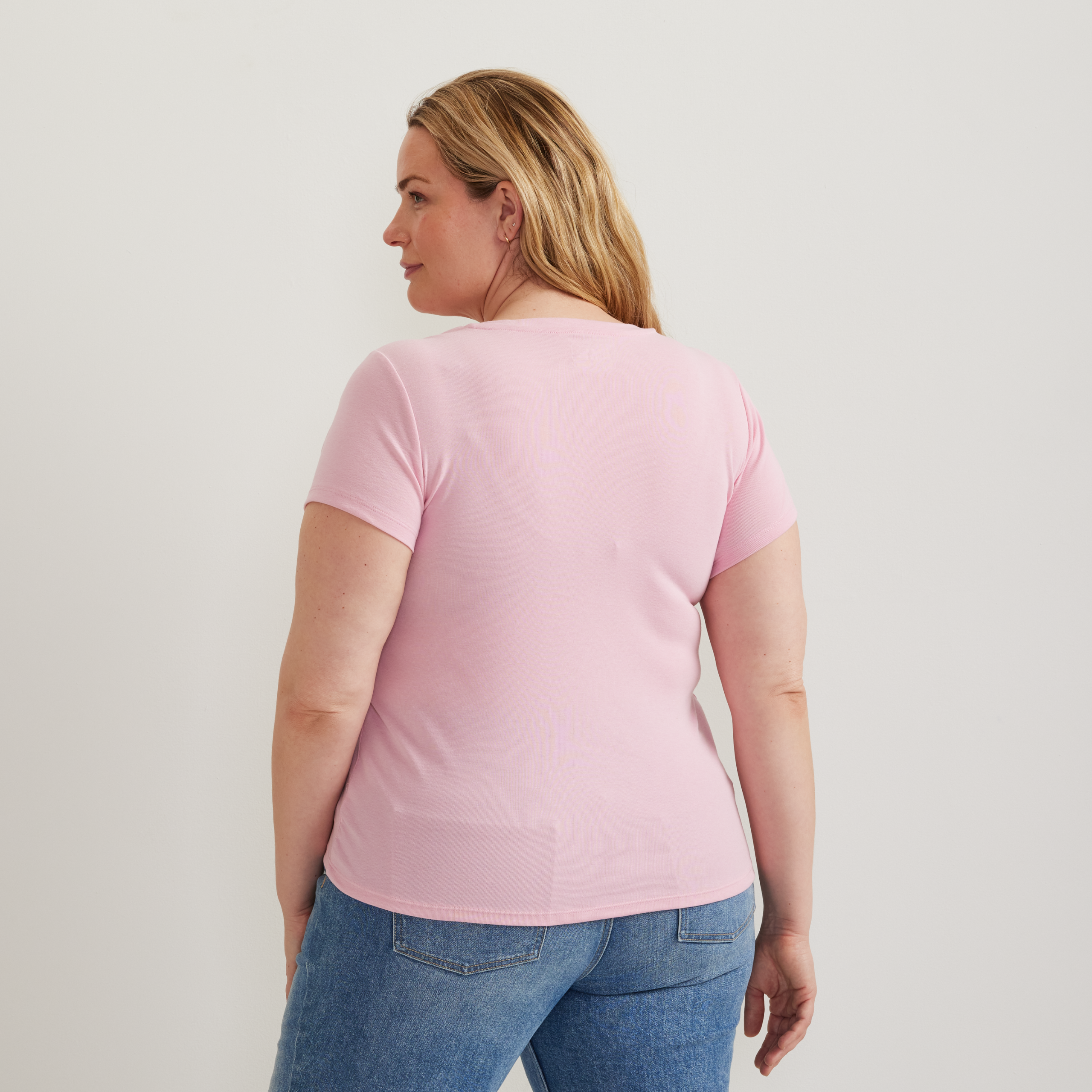 Women's Everyday Short-Sleeve V-Neck T-Shirt - Image 4