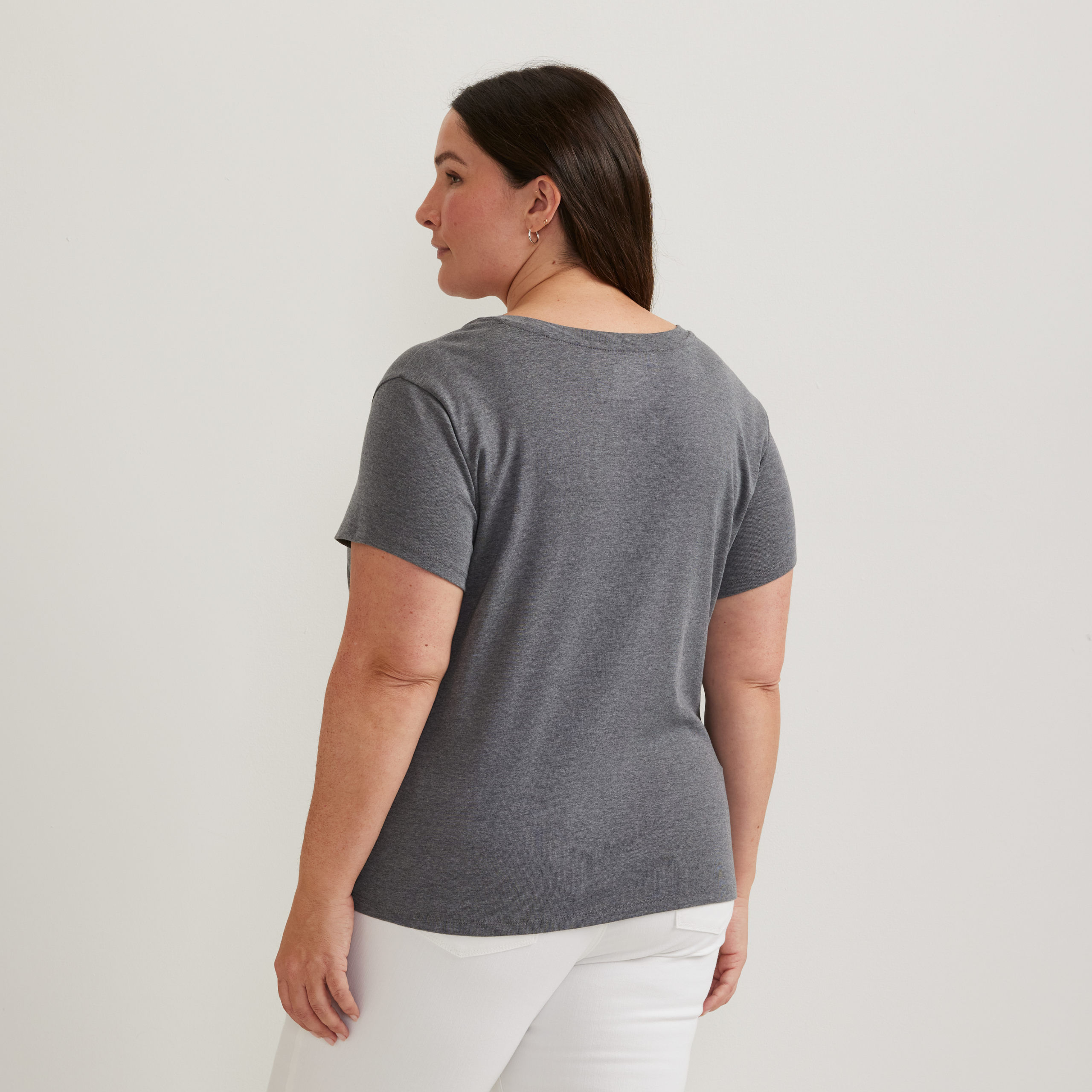 Women's Everyday Short-Sleeve V-Neck T-Shirt - Image 18