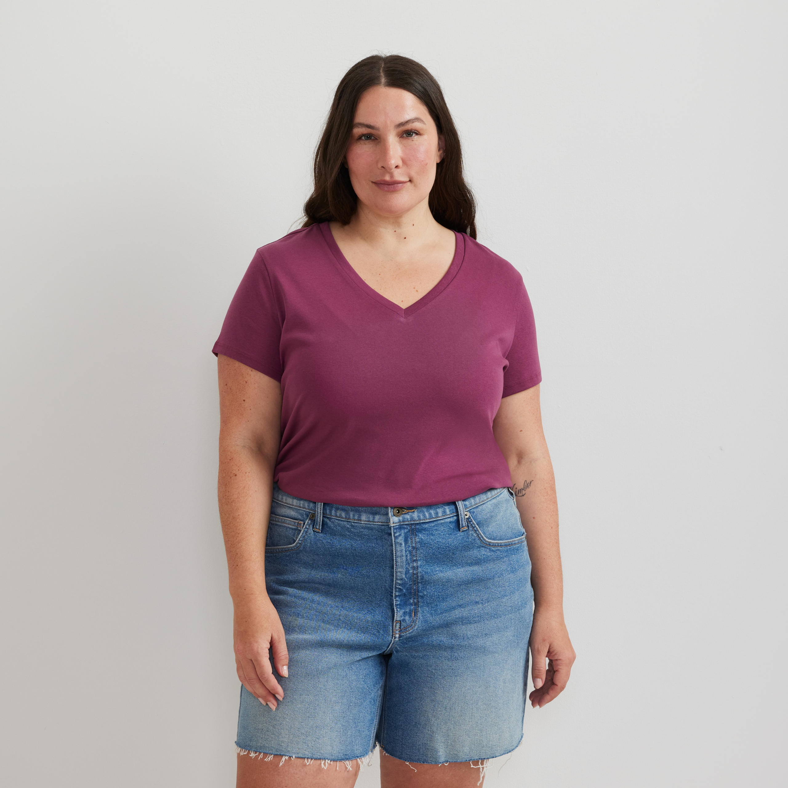 Women's Everyday Short-Sleeve V-Neck T-Shirt - Image 31